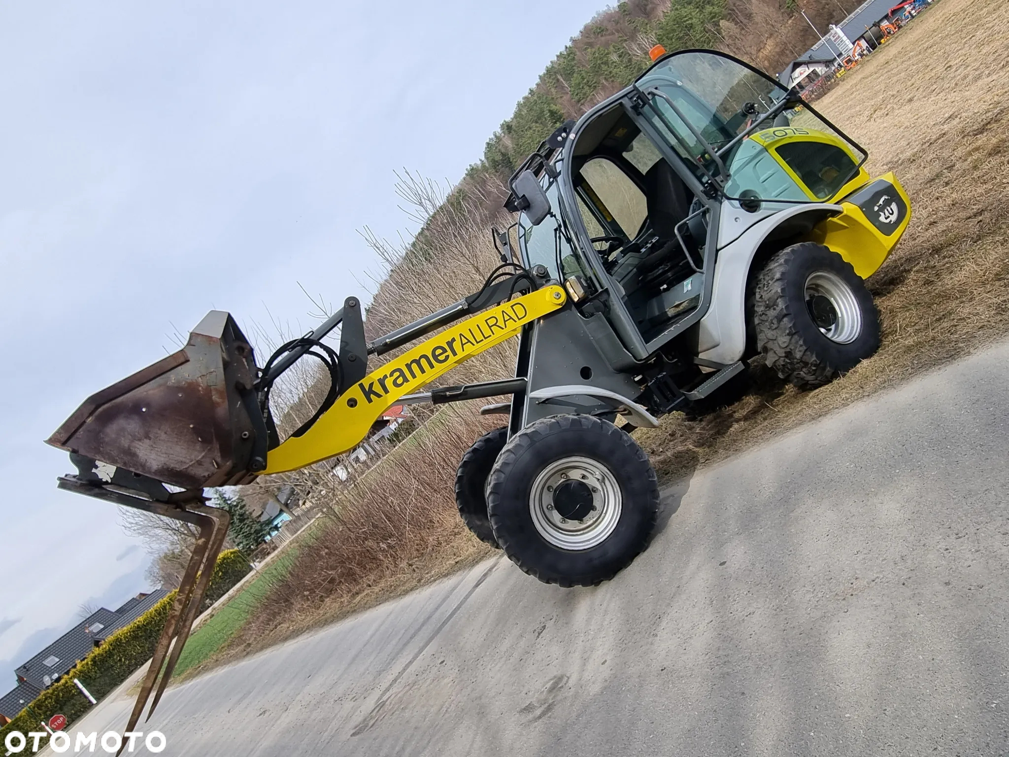 Kramer 5075 Ładowarka kołowa 353 jak Nowa import Norwegia 2018r 2200mtg Oryginał Widły i łyżka silnik Yanmar - 25