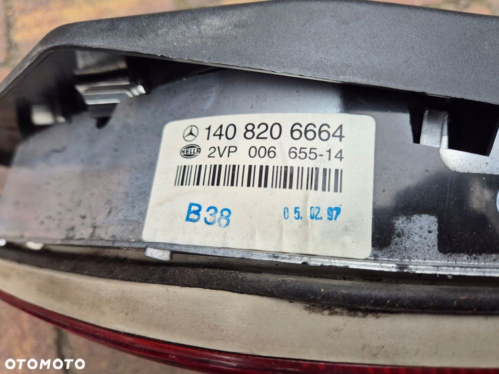 lampa prawy lewy tyl mercedes cl 140 coupe - 9
