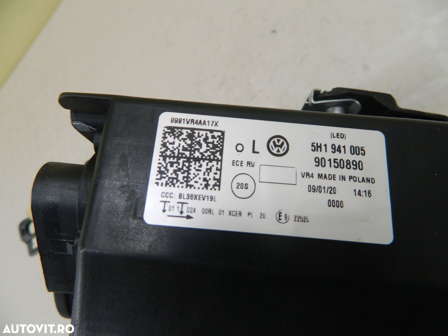 Far stanga VW Golf 8 FULL LED, 2019, 2020, 2021, 2022, 2023, cod origine 5H1941005. - 5