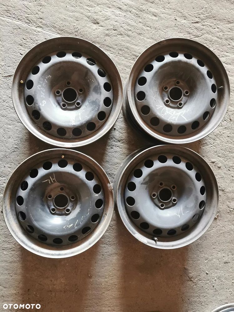 5X100 R16 6J ET31 FELGI STALOWE 16 VW SEAT SKODA AUDI KOMPLET - 2