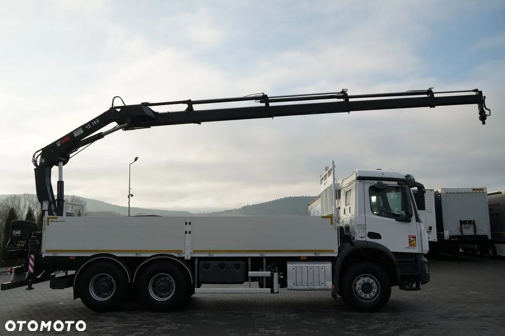 Mercedes-Benz AROCS 2640 / 6x4 / SKRZYNIOWY - 6,5 M / HDS HIAB 144 / wysów: 12,5 M / EURO 6 / STEROWANIE RADIOWE / ROTATOR / - 5
