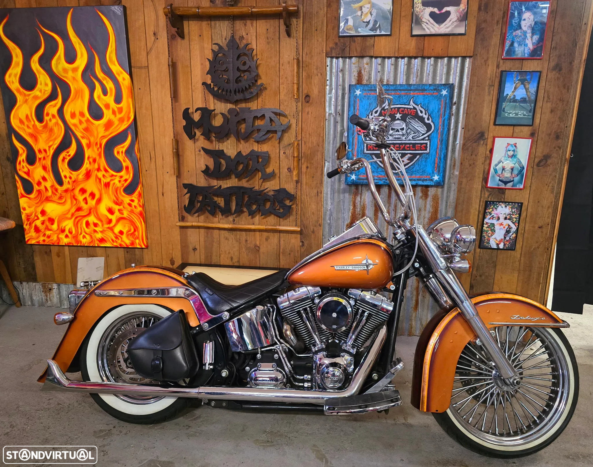 Harley-Davidson FLSTNI Heritage Deluxe Chicano Style - 3