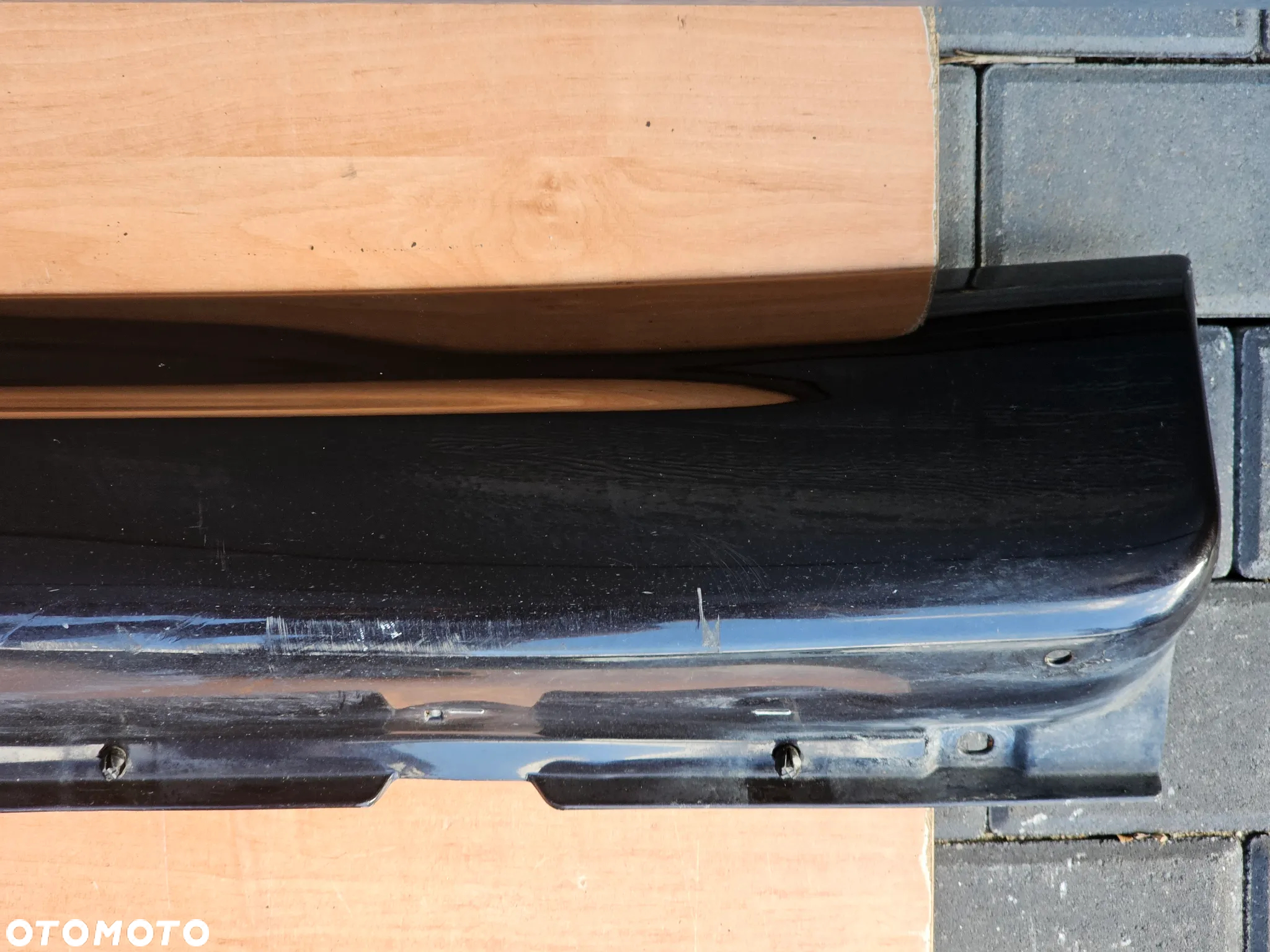 LISTWA PROGOWA NAKŁADKA LEWA OPEL CORSA D 3 DRZWI OPC GSI VXR KOMPLETNA 90212267 - 2