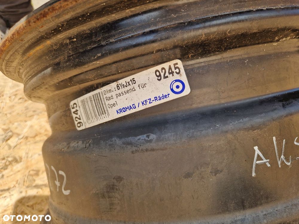 OPEL FELGI STALOWE 5X110 6,5X15 ET35 - 5