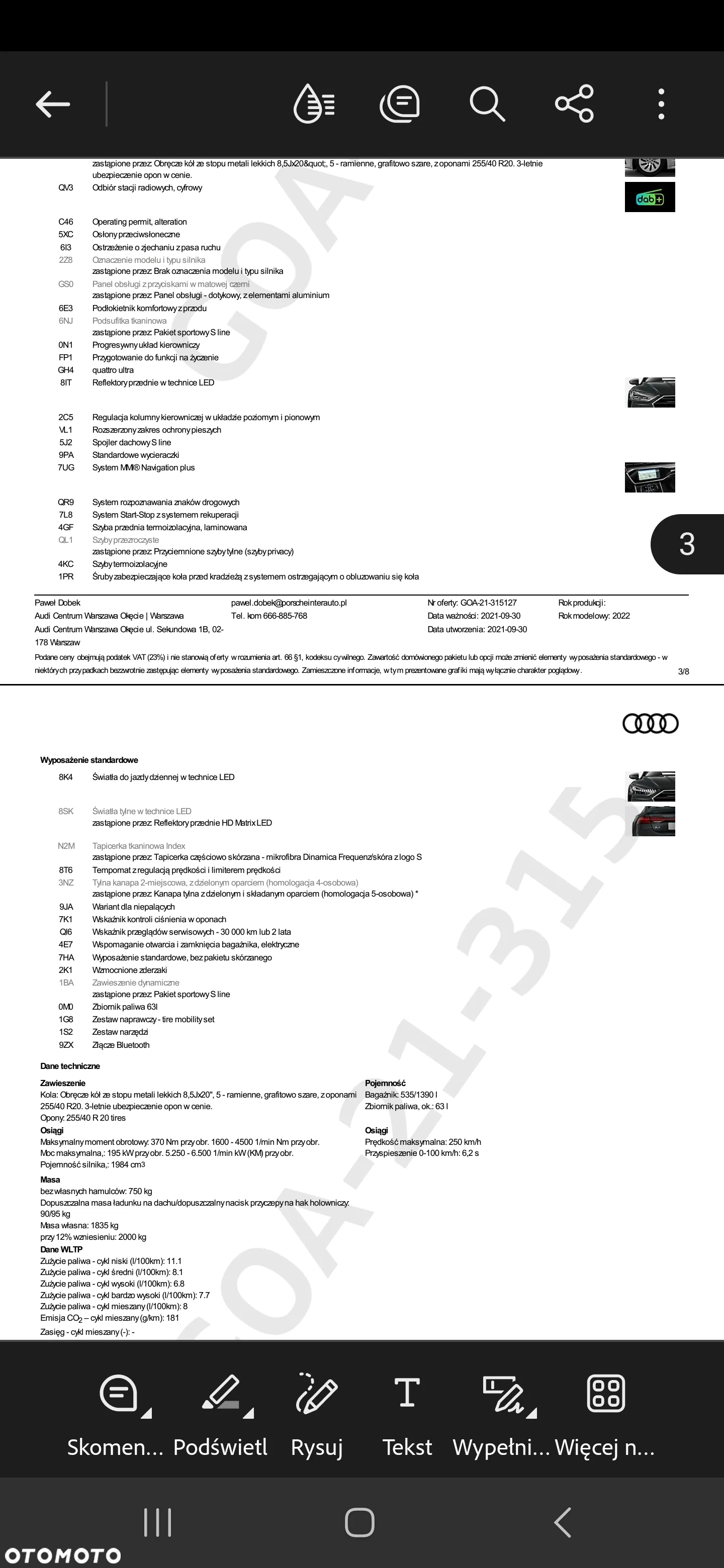 Audi A7 Sportback 45 TFSI Quattro S tronic - 21