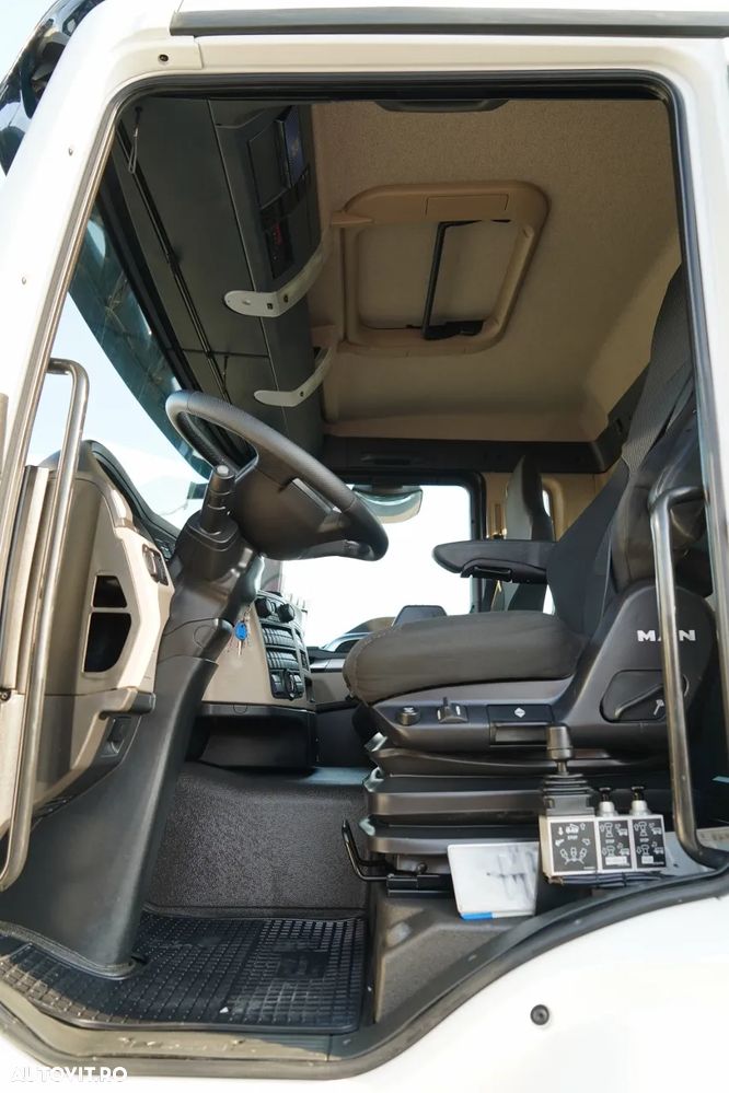 MAN TGS 26.420 / 6x4 / BASCULĂ CU 2 LATE / HIDRODECKER / BORDMATIC + HDS HIAB 188 B-3 / ROTATOR / GRAPER / TELECOMANDĂ / EURO 6 - 25