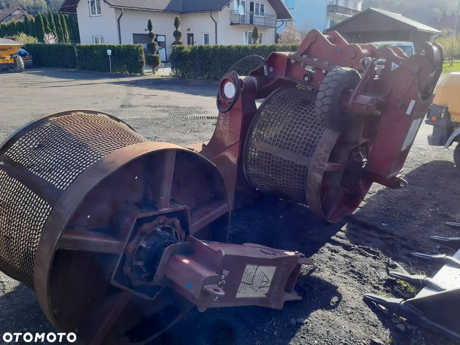 Łyżka ażurowa przesiewająca sortująca hydrauliczna bębnowa przesiewacz do koparki szerokość 130cm. - 15