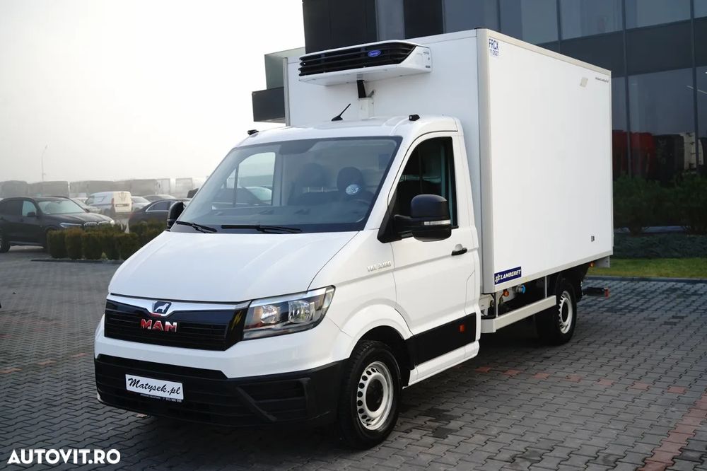 MAN TGE 3.180 / REFRIGERAT / CAMION TRANSPORT XARIOS 350 UNITATE / HIDRAULIC / DOPPLESTOCK - 4