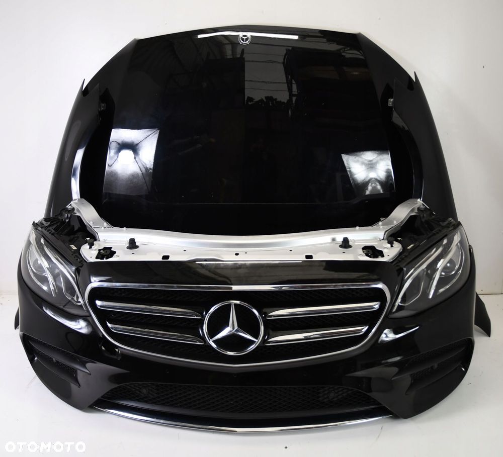 MERCEDES W213 AMG PRZÓD MASKA ZDERZAK CHŁODNICE LAMPY PRZEDNIE BŁOTNIKI PAS - 2