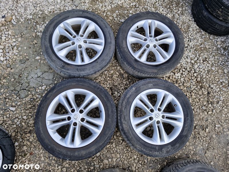 nissan qashqai ii j11 felgi aluminiowe alufelgi 17" cali 5x114.3 7j et47 n457017 - 1