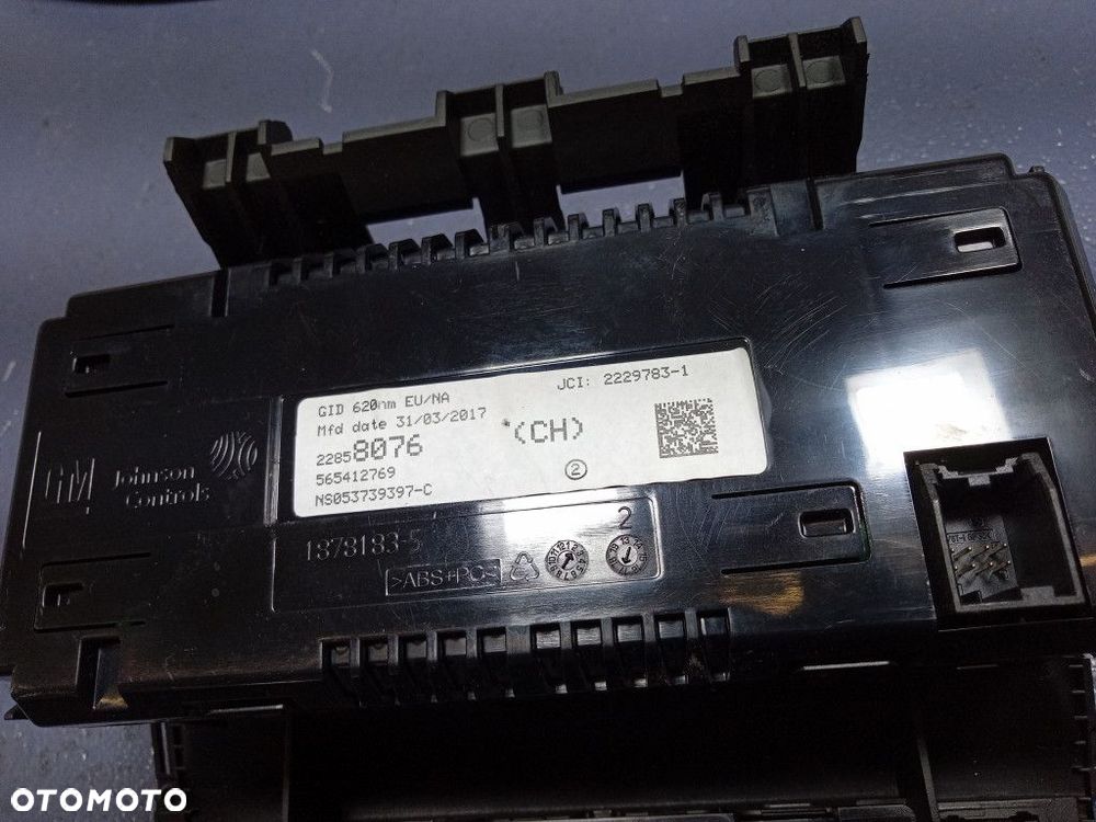OPEL ASTRA J RADIO CD400 PLUS WYŚWIETLACZ PANEL KOMPLET 13444592 - 5