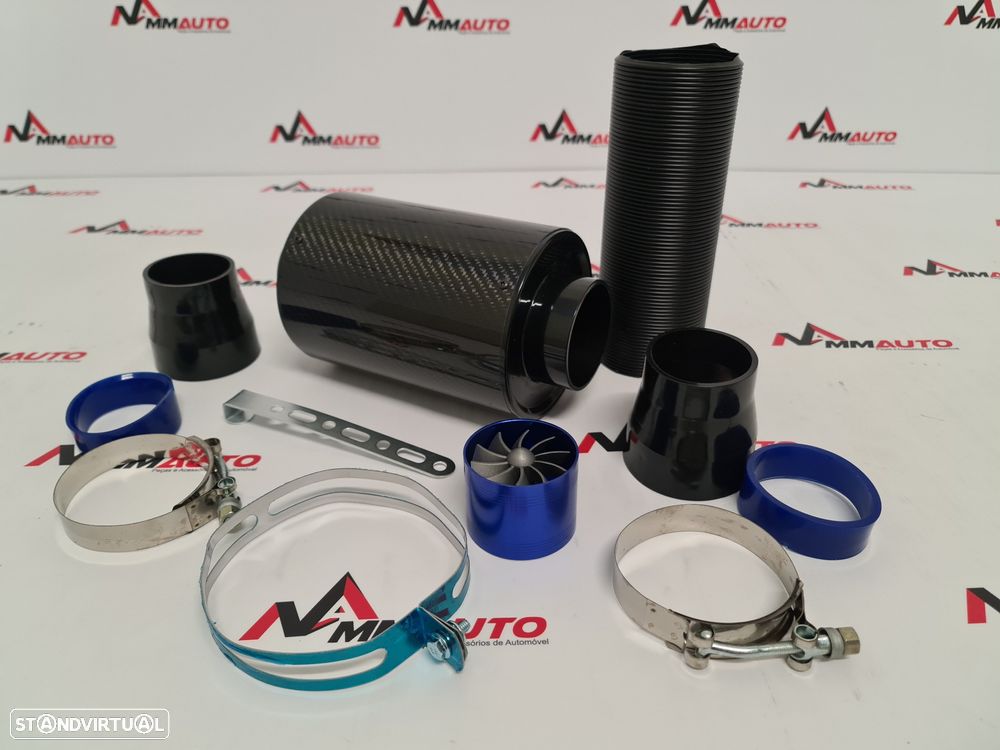 Filtro de ar desportivo de potência de carbono - 1