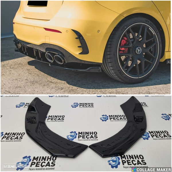 Spliters Traseiros Mercedes Class A (W177) AMG Look A35+A45