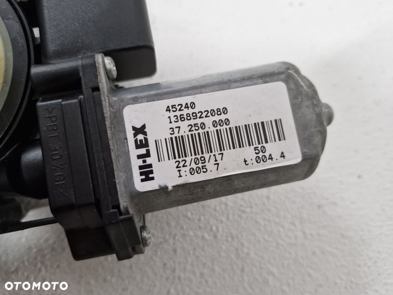 FIAT DUCATO III 3 PODNOŚNIK MECHANIZM SZYBY LEWY PRZÓD 6 PIN EU 1368922080 - 6