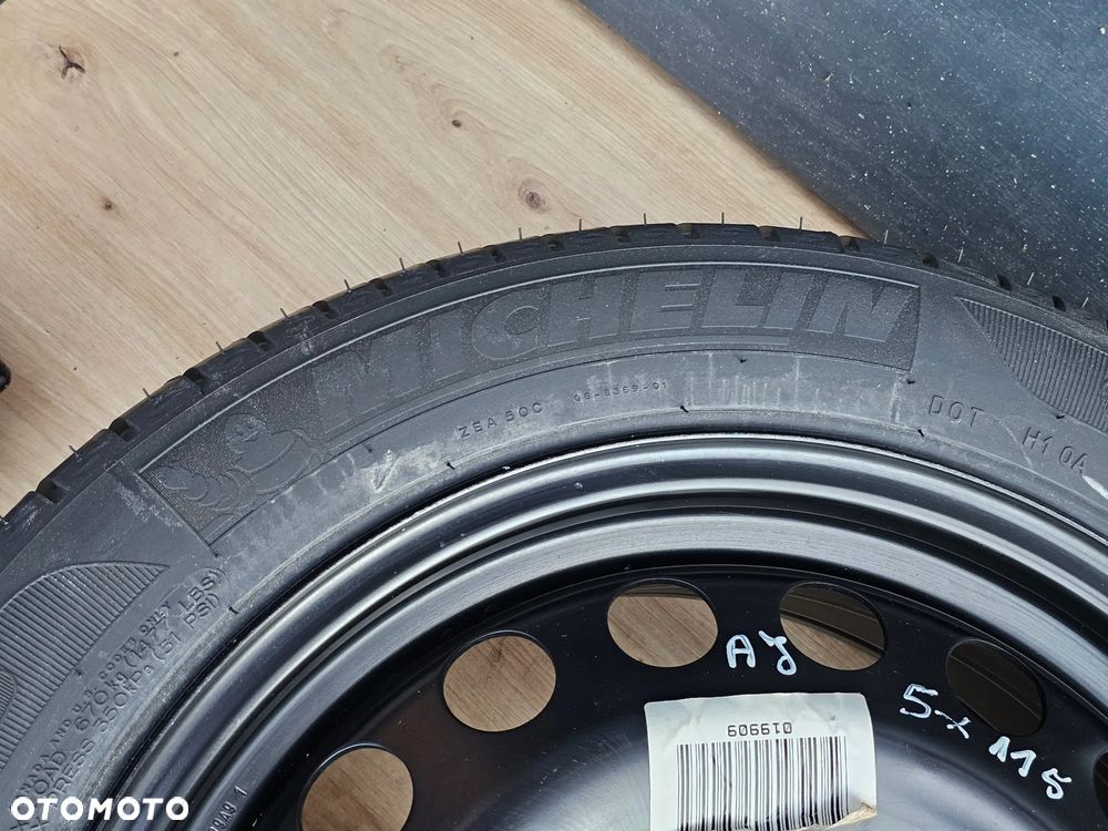 KOŁO DOJAZDOWE ZAPASOWE ZESTAW KLUCZ LEWAREK STYROPIAN OPEL ASTRA J KOMBI 17 CALI 5x115 225/50/17 - 4