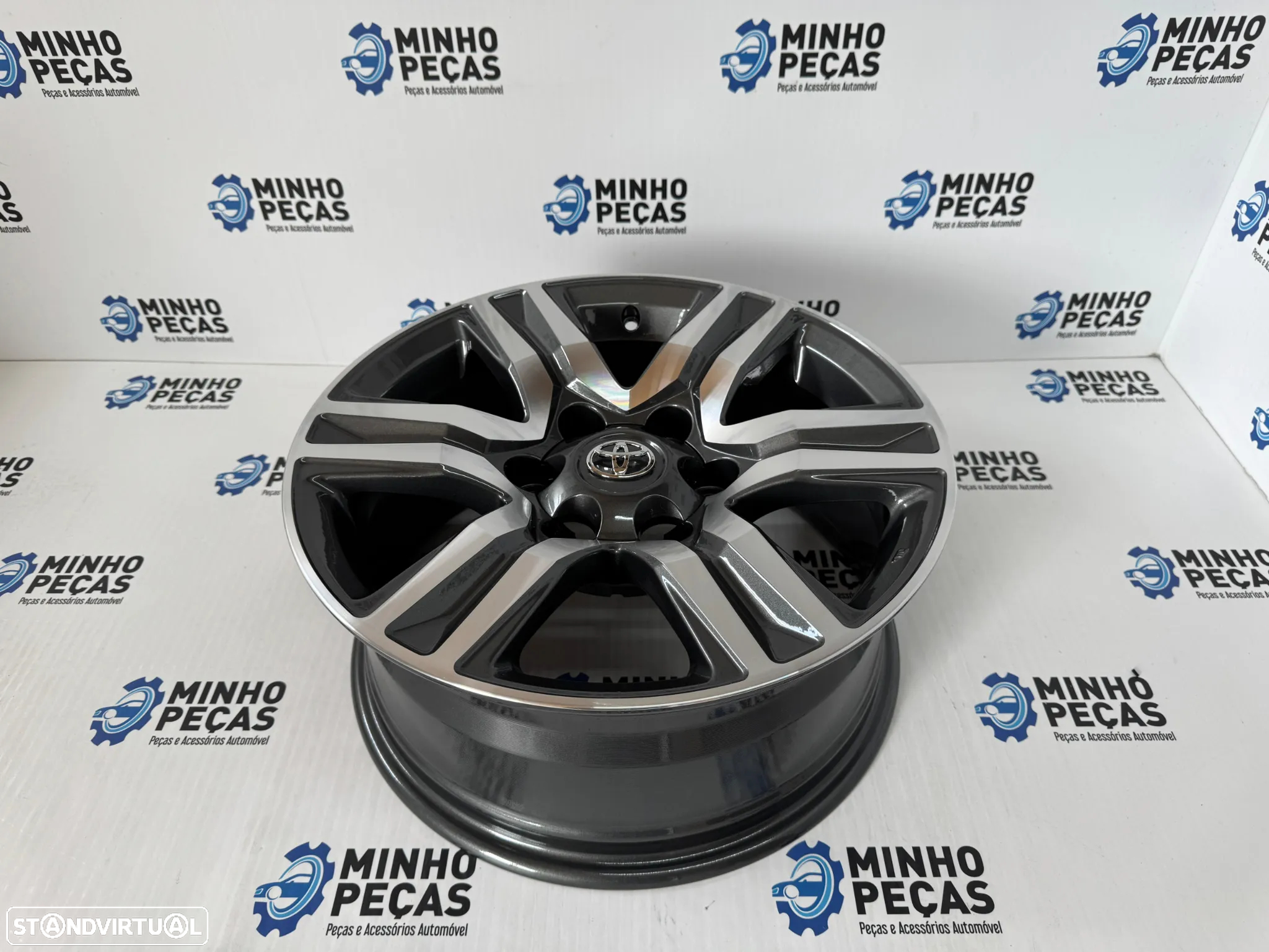 Jantes Look Toyota Hilux SRX/SW4 em 17 (6x139.7) Gunmetal Machined - 7