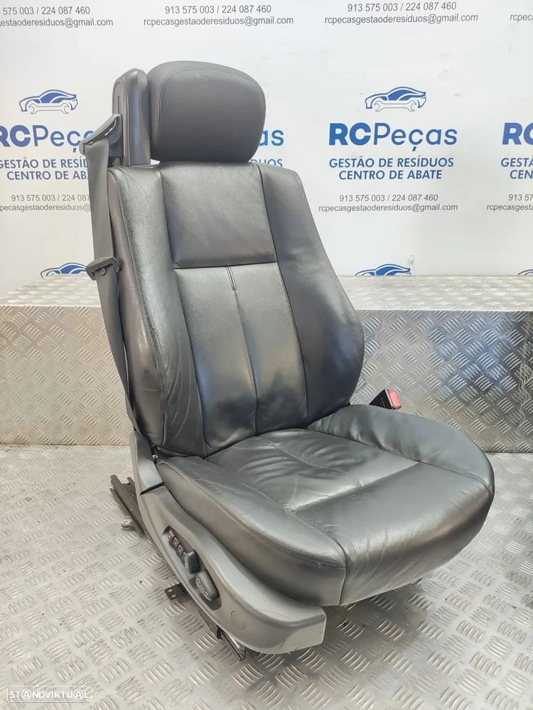 Conjunto Bancos Frente Frontais Pele BMW Serie 6 E64 Cabrio Eletricos 2003 a 2010 - 11