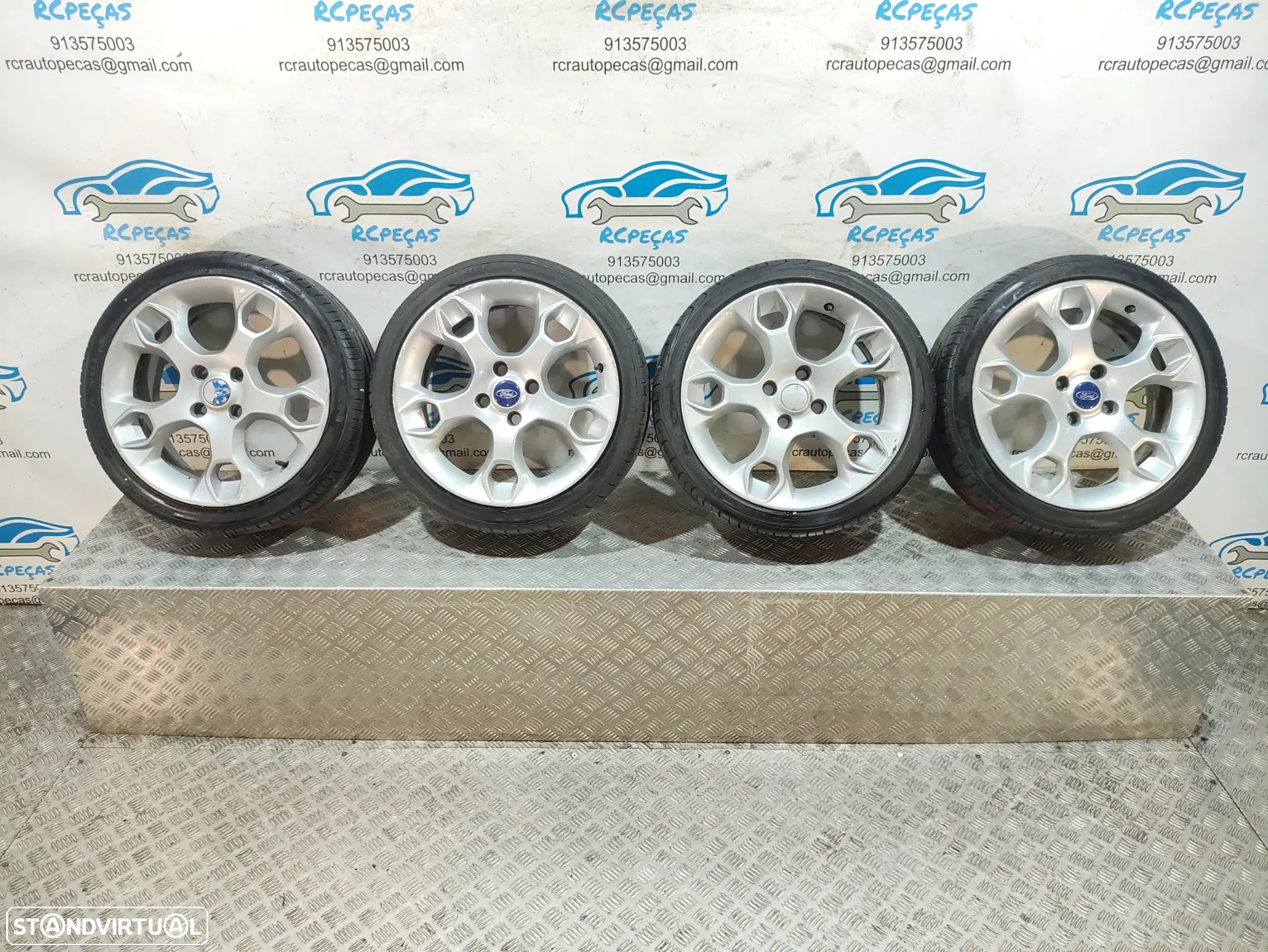 Conjunto Jantes 17 Originais Ford Fiesta Mk7 VII 7 J ET47,5 4x108 - 1