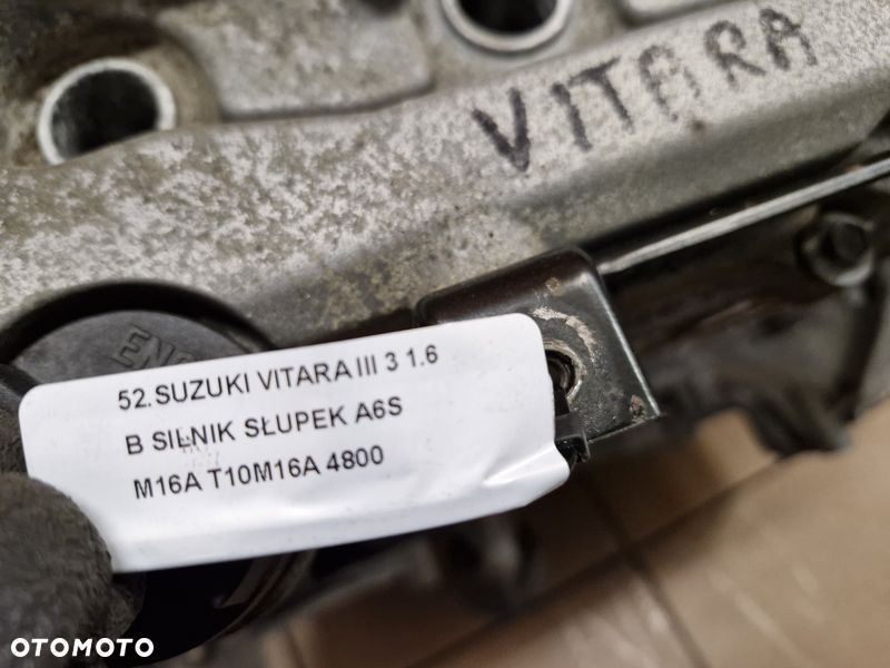 SUZUKI VITARA III 3 1.6 B SILNIK SŁUPEK A6S M16A T10M16A - 3