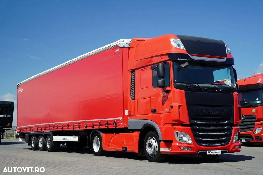 DAF XF 480 / KIT / MEGA / SSC / + KRONE / CORTINĂ / MEGA / ACOPERIȘ RIDICAT / ACOPERIȘ RIDICAT / - 10