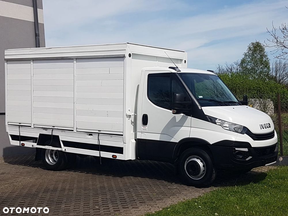 Iveco 70C18 KONTENER ROLETY BOK DO TRANSPORTU WODY 3,66x2,21x1,86 KLIMA DMC 7000KG RAMA PODWOZIE - 1