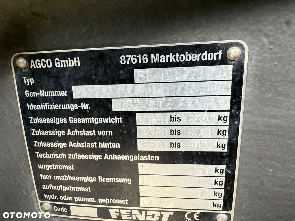 Fendt 724 PROFI PLUS  722 - 19