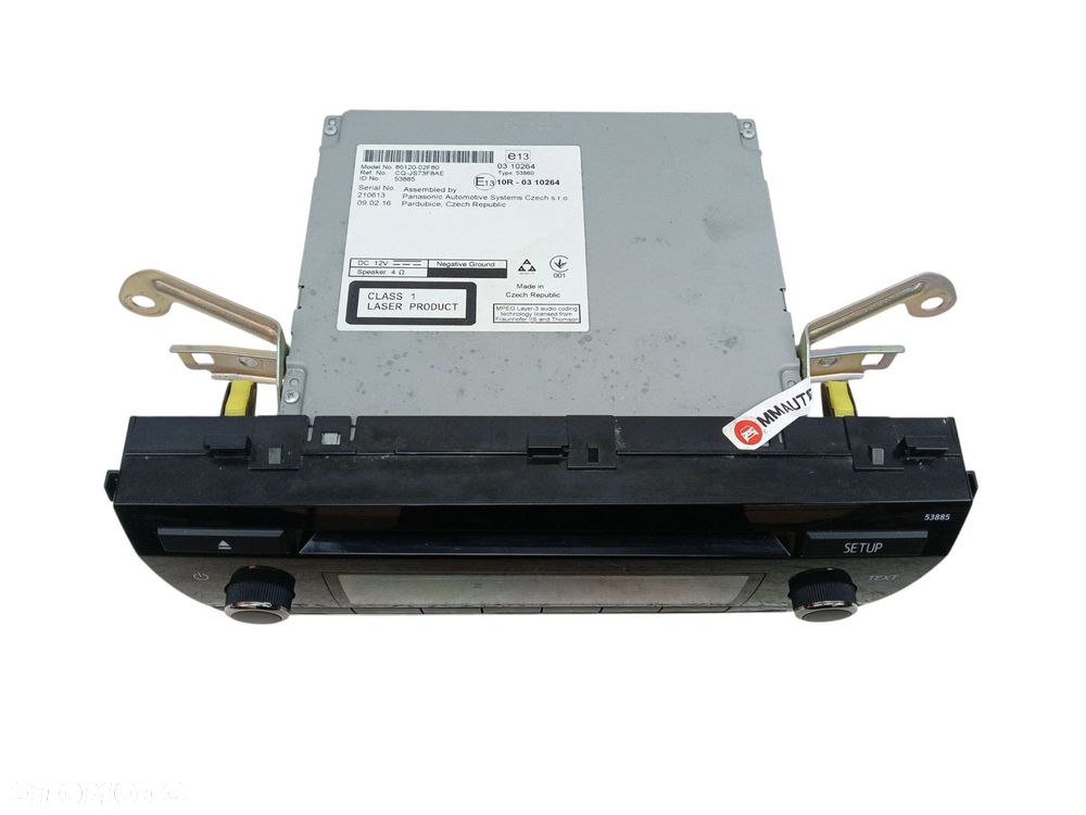 RADIO TOYOTA COROLLA E18 (2013-2016) 1.33 Dual VVT-I 99KM - 7