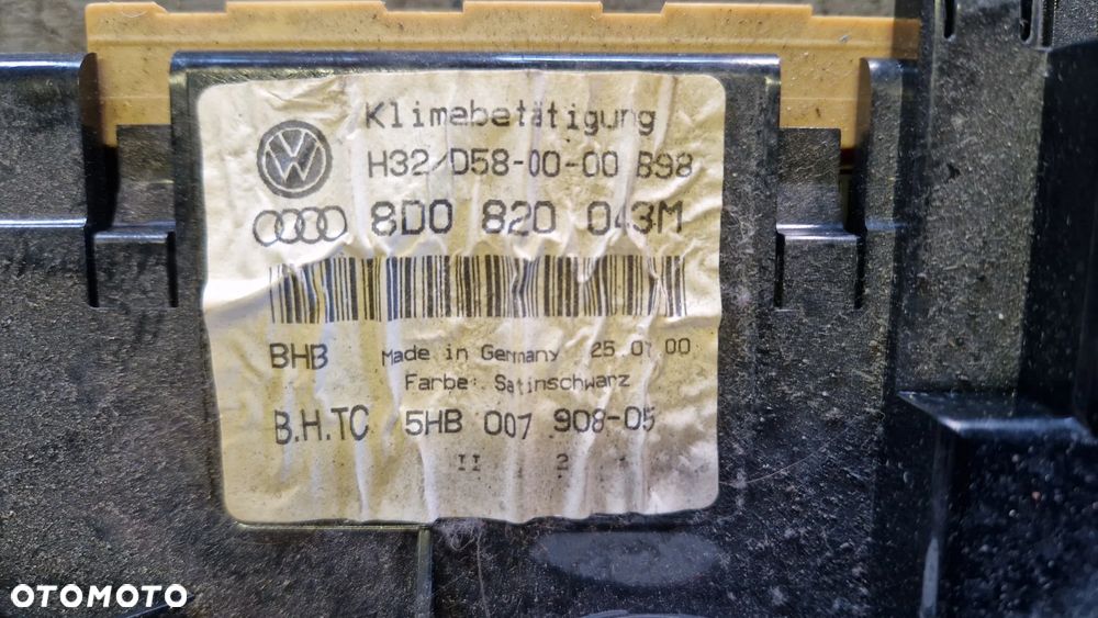 AUDI A4 B5 LIFT PANEL NAWIEWU 8D0820043M - 4