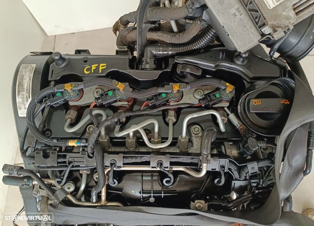 motor audi A3 2.0 tdi 140cv CFF caixa de 6 velocidades LHD audi Skoda Seat - 6