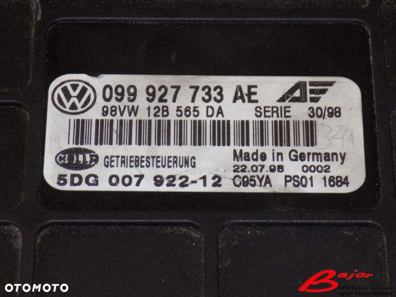 STEROWNIK SKRZYNI BIEGÓW VOLKSWAGEN SHARAN 099927733 AE - 3