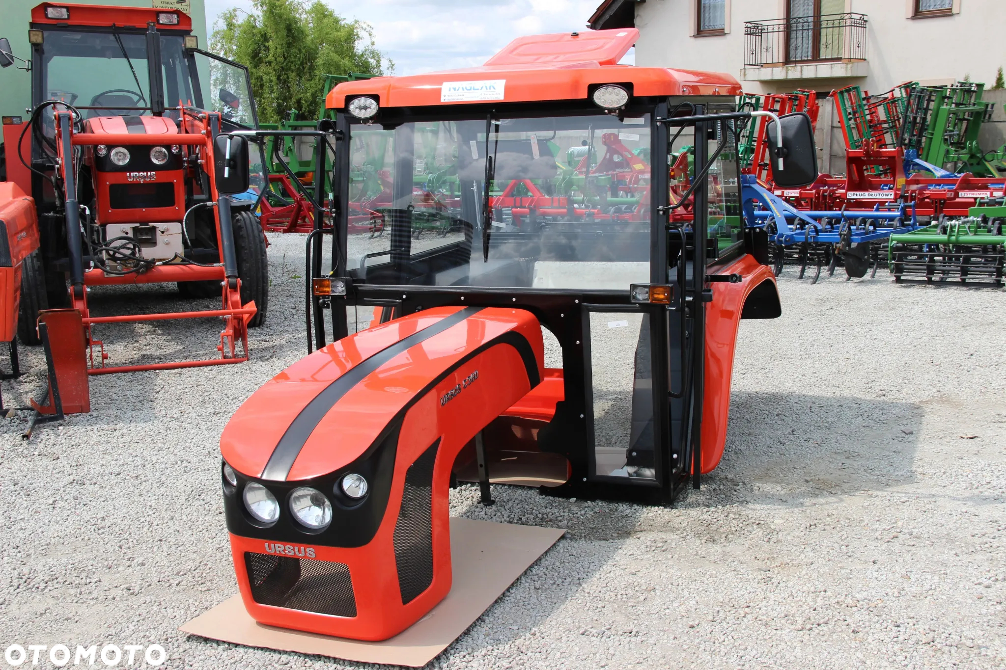 Kabina C360 maska C- 360 Naglak zestaw czerwony kabiny maski - 2