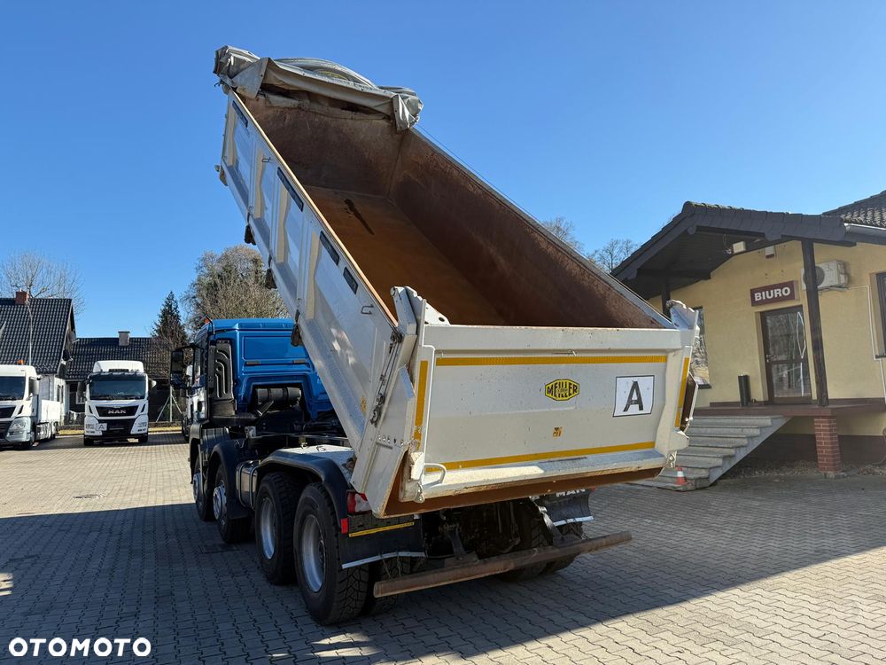 MAN 35.460 TGS wywrotka 8x4, 3-str. MEILLER, BORDMATIC, 250 t.km., TOP! - 14
