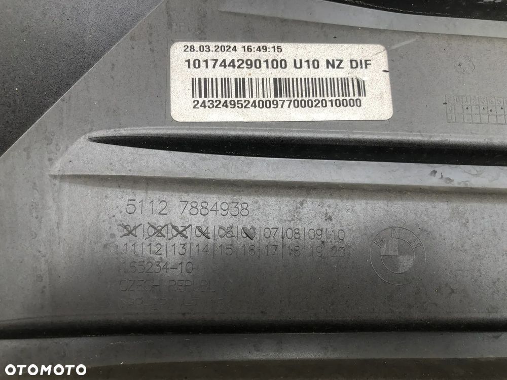 ZDERZAK Tylni - BMW X2 (U10) - Czarny, M-PAKIET Dyfuzor - 7884938 - 5