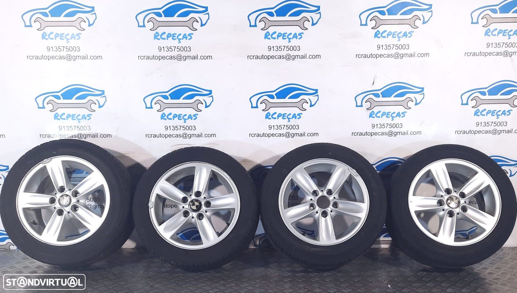 Conjunto Jantes 16 Originais BMW 7J ET44 5X120 6775619 - 6
