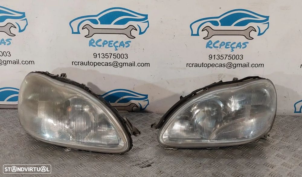 OTICA OTICAS ESQUERDO DIREITO MERCEDES BENZ CLASS S W220 OPTICA OPTICAS FAROL FAROIS