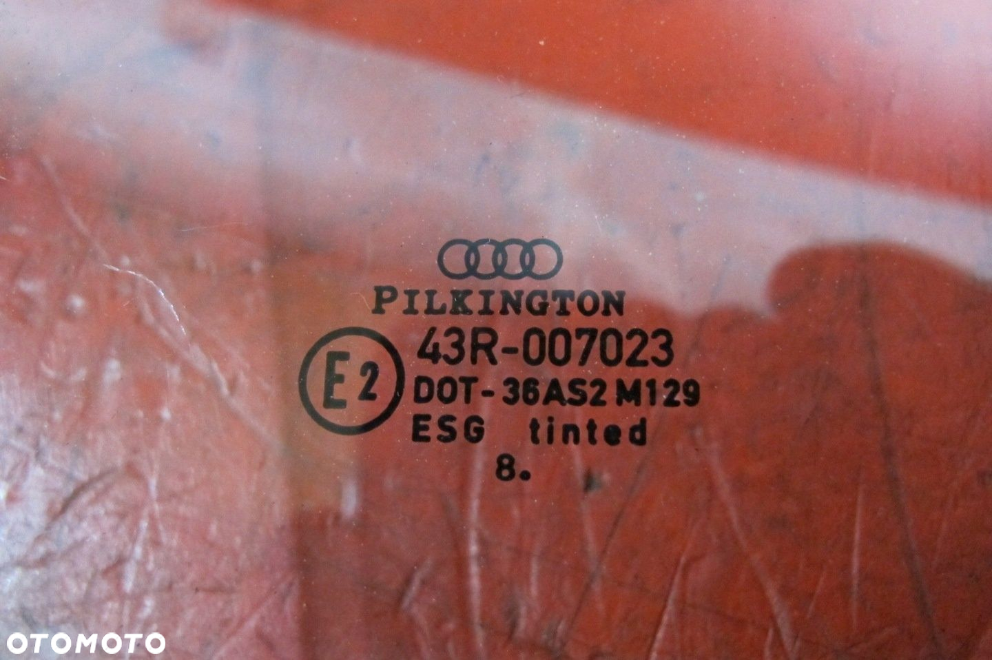 AUDI A4 B5 8D 94- SZYBA DRZWI PRAWA PRZÓD PRZEDNIA 1998 ROK - 2