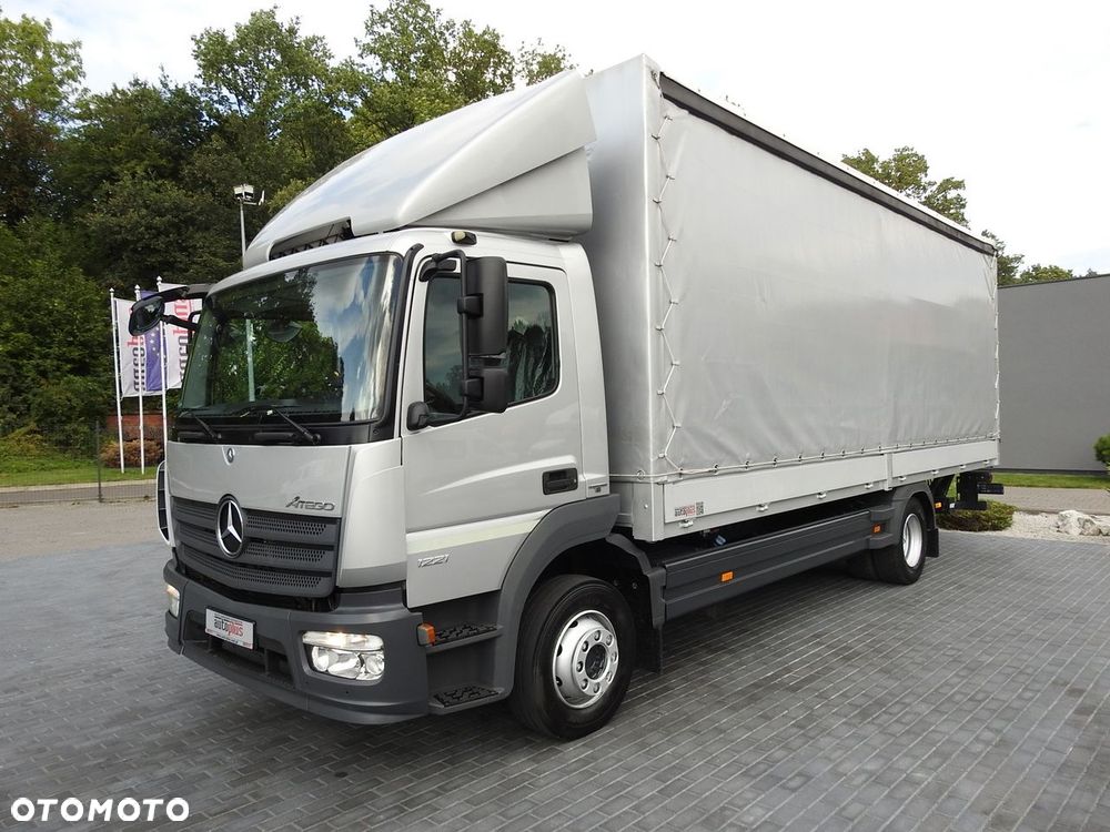 Mercedes-Benz ATEGO 1221 PLANDEKA WINDA 16 PALET WEBASTO KLIMATYZACJA PNEUMATYKA BLIŹNIACZE KOŁA  230KM - 7