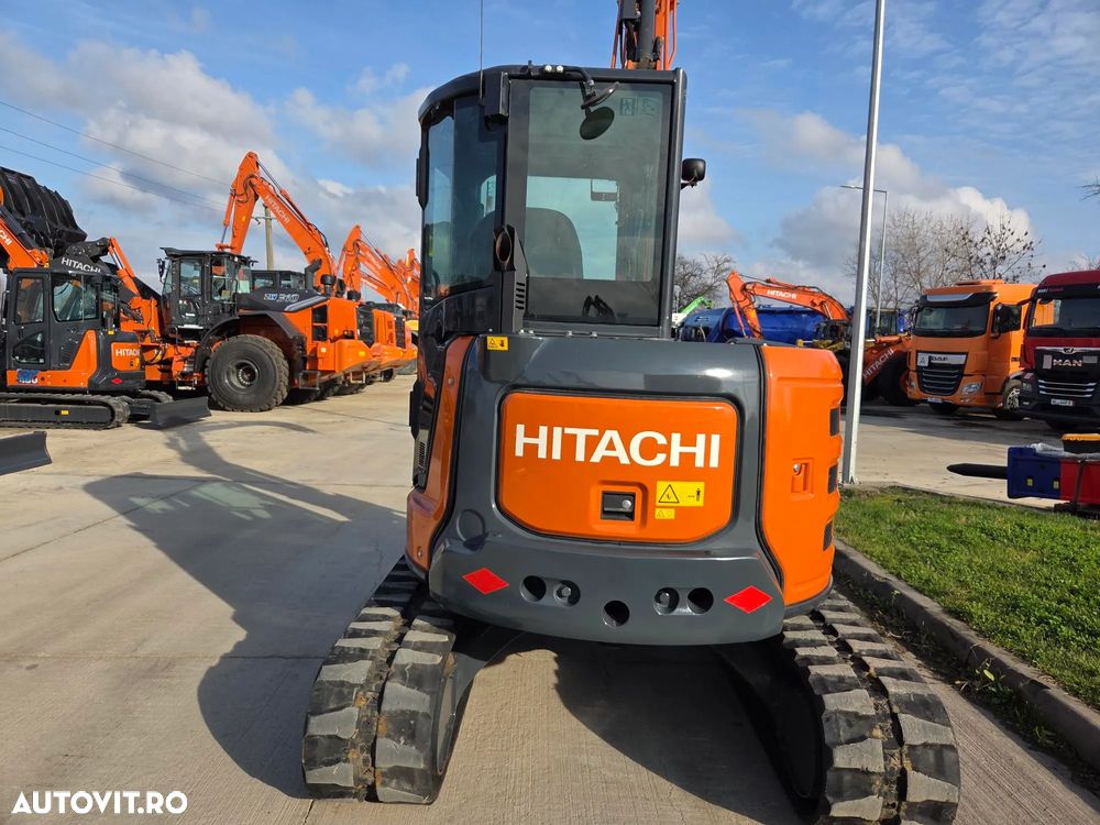 Hitachi ZX55, 2023, 879h, 5,5 tone, CUPLA RAPIDA+3 CUPE NOI, senile cauciuc 90% bune, Inst picon pe brate, A dous inst hidr pe brate, Aer conditionat, Ad sapare 5m, STARE CA NOU, posibilitate leasing-PROMOTIE 46.900 EUR+tva - 7
