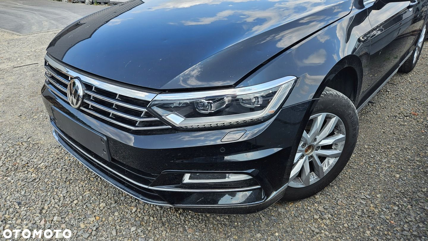VW PASSAT B8 KOMPLETNY PRZÓD MASKA LAMPA LED BŁOTNIK ZDERZAK R-LINE LC9X - 2