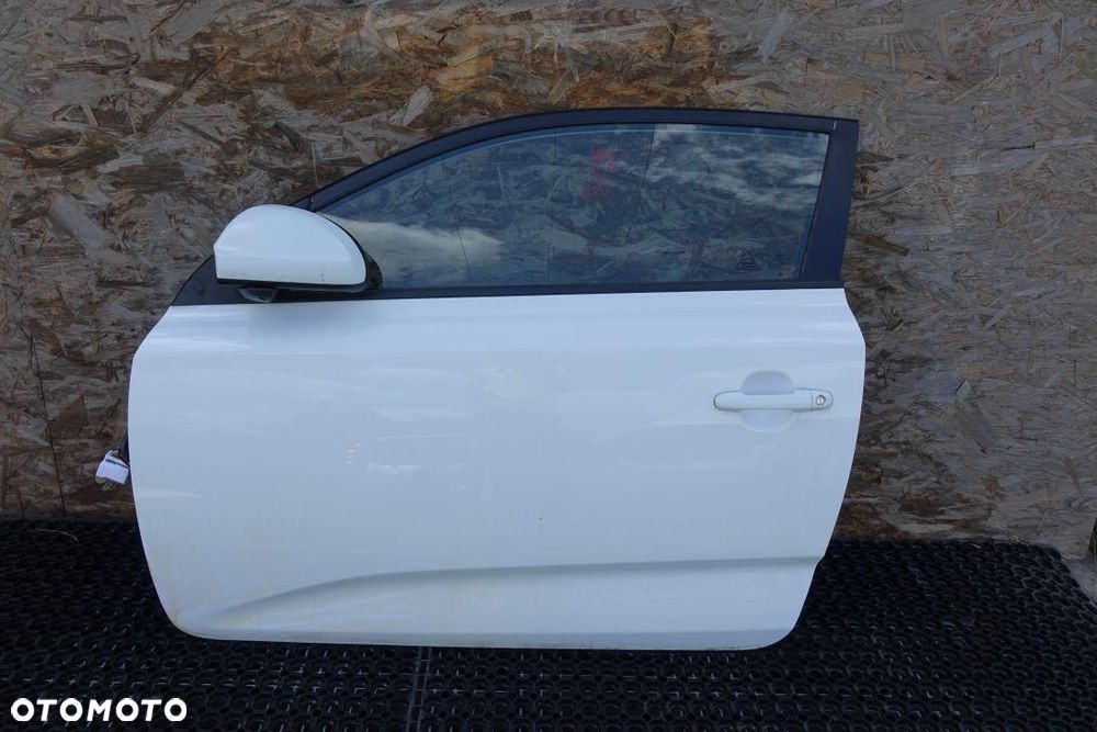 DRZWI LEWE KIEROWCY BIAŁE EUROPA KIA CEED 1 I 3D WD 2009 - 2