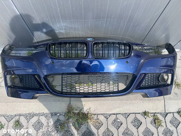BMW 3 F30 F31 M-Pakiet Zderzak Przód Przedni Kompletny 6xPDC 2xKamera A89 Imperial Blue