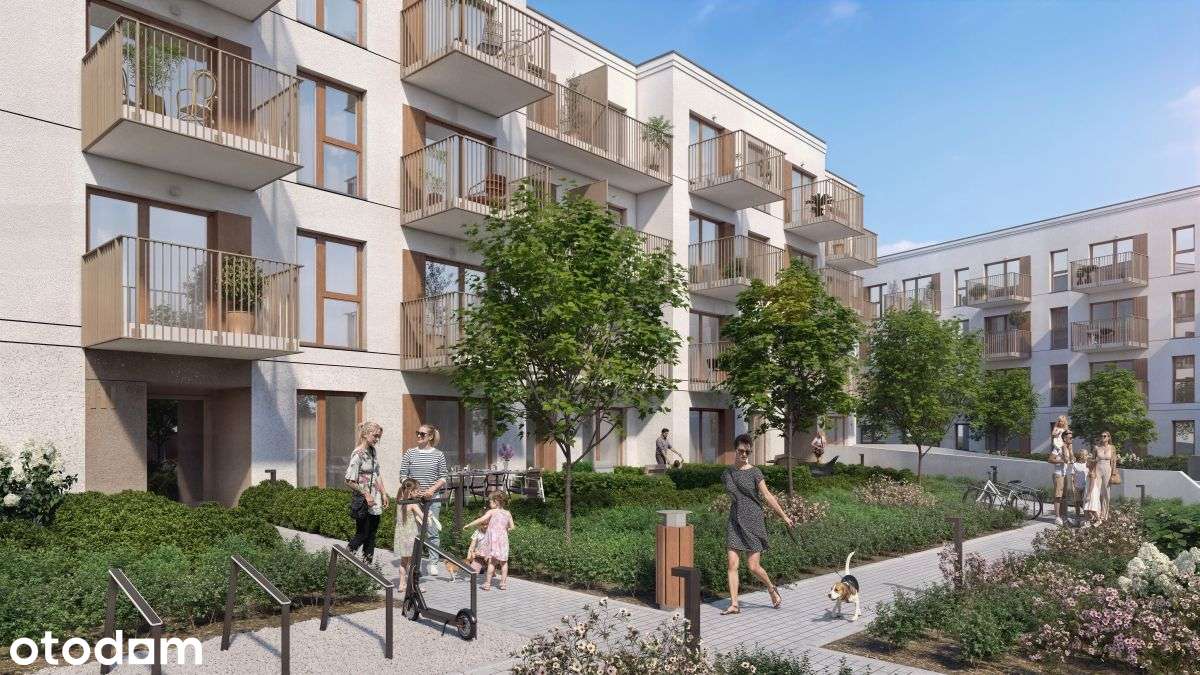 1-pokojowe mieszkanie 36m2 + balkon Bez Prowizji