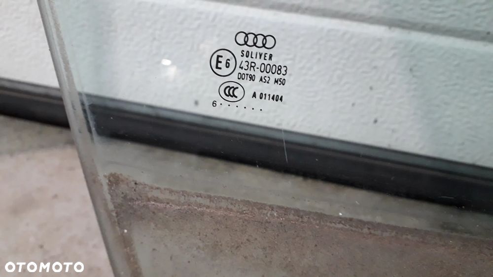 szyba drzwi przód tył lewa prawa A6 C6 2.0 FSI TFSI BPJ - 9