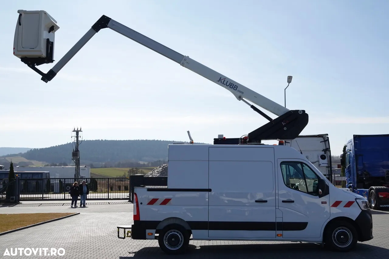 Renault MASTER / BASKET LIFT - 10 metri / 2021 / TABLA + LIFT / DUPA CONTRACTUL DE SERVICE / - 10