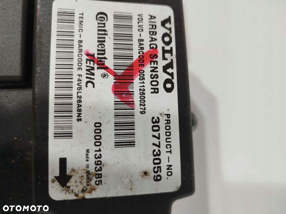 VOLVO S40 II SENSOR PODUSZEK AIRBAG 30773059 - 2