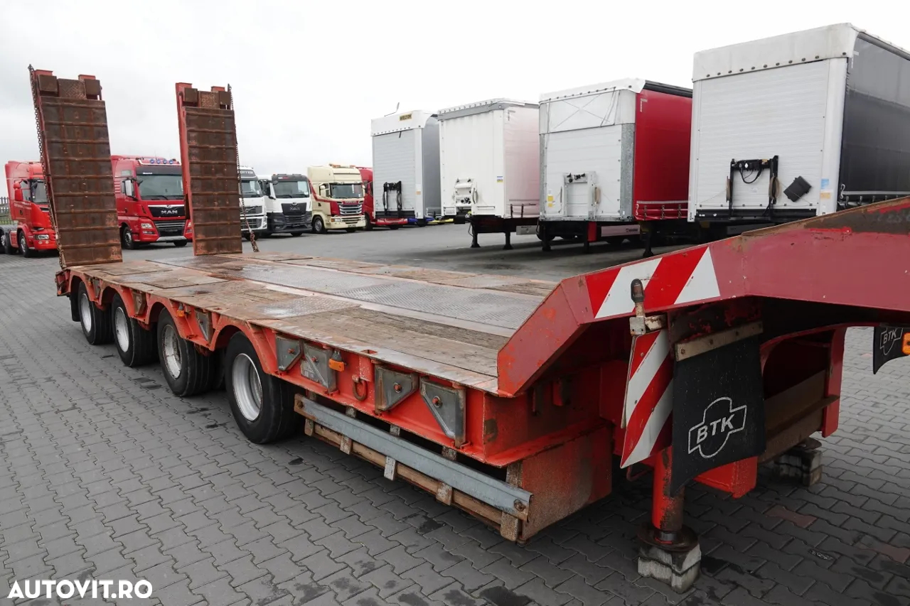 Kaiser REMORCĂ CU ÎNCĂRCARE MICĂ KAISER / GVW:  72.000 KG! / 4 AXI / AXIE DIRECTION / IMPORTAT - 11