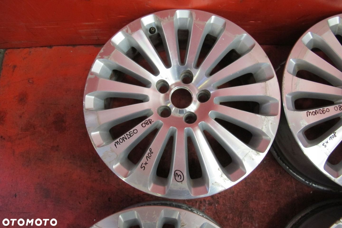 FORD MONDEO IV 4 MK4 BA7 FELGI ALUMINIOWE 17 7J ET50 5x108 7M5J-1007-BA - 6