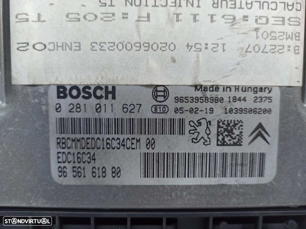 CENTRALINA DO MOTOR UCE PEUGEOT 307 BREAK / SW (S1) SW PACK - 2