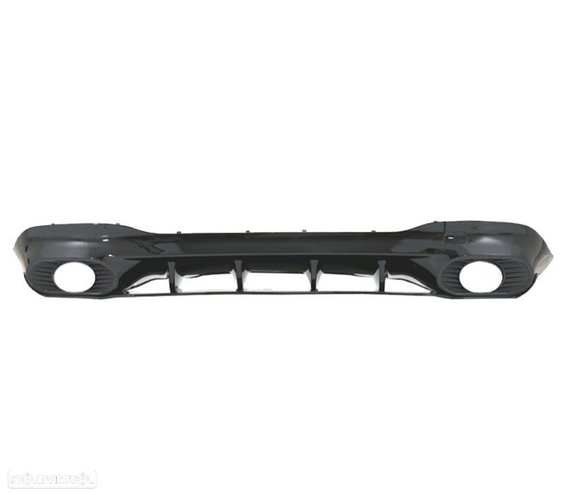 DIFUSOR MERCEDES W118 AMG 19- LOOK CLA35 PRETO BRILHANTE - 2