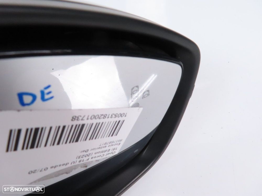 Retrovisor / Espelho Direito Usado / Original OPEL CORSA F 983769791T - 2
